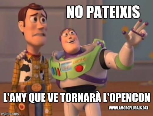 Buzz Lightyear dient que l'any que ve tornarà l'OpenCon