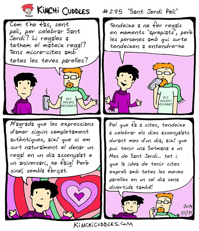 Tira còmica de Kimchi Cuddles